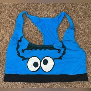 COOKIE MONSTER Padless Bra SMALL